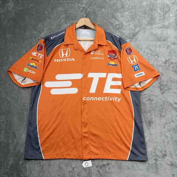 IMPACT Honda pit crew shirt Orange Size XL Firestone DHL